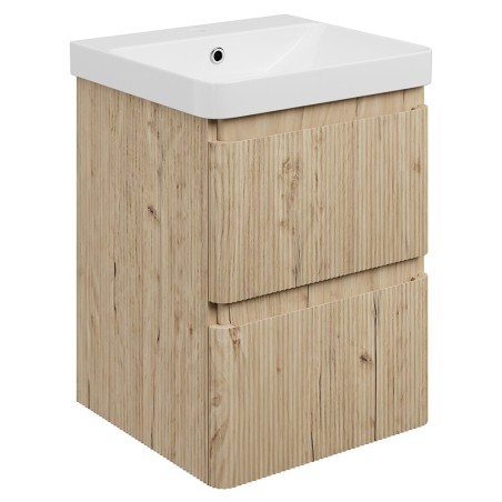Hades 500mm (w) Wall Hung 2 Drawer Basin Unit & Basin