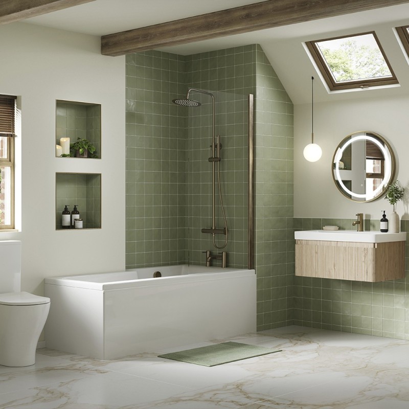 Hades 500mm (w) Wall Hung 2 Drawer Basin Unit & Basin