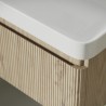 Hades 500mm (w) Wall Hung 2 Drawer Basin Unit & Basin