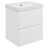 Hades 605mm (w) Wall Hung 2 Drawer Basin Unit & Basin