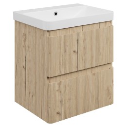 Hades 605mm (w) Wall Hung 2 Drawer Basin Unit & Basin