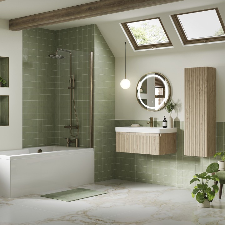 Hades 805mm (w) Wall Hung 2 Drawer Basin Unit & Basin