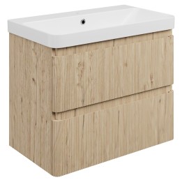Hades 805mm (w) Wall Hung 2 Drawer Basin Unit & Basin