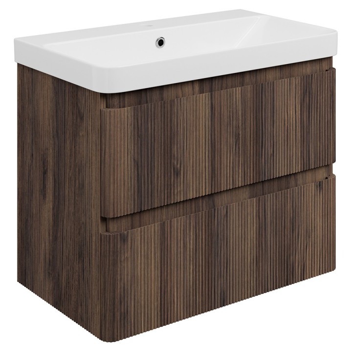 Hades 805mm (w) Wall Hung 2 Drawer Basin Unit & Basin