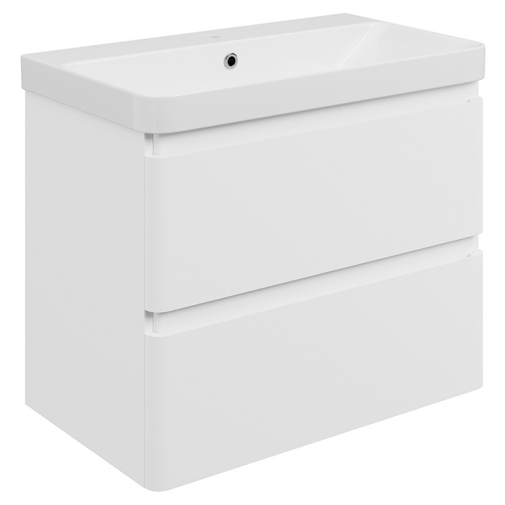 Hades 805mm (w) Wall Hung 2 Drawer Basin Unit & Basin