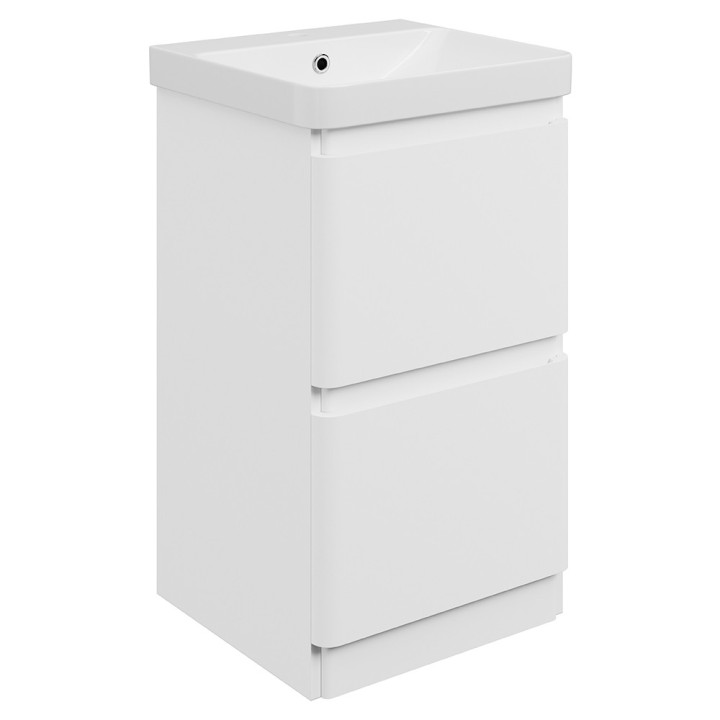 Hades 500mm (W) Floorstanding 2 Drawer Basin Unit