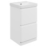 Hades 500mm (W) Floorstanding 2 Drawer Basin Unit