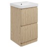 Hades 500mm (W) Floorstanding 2 Drawer Basin Unit