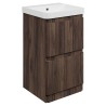 Hades 500mm (W) Floorstanding 2 Drawer Basin Unit