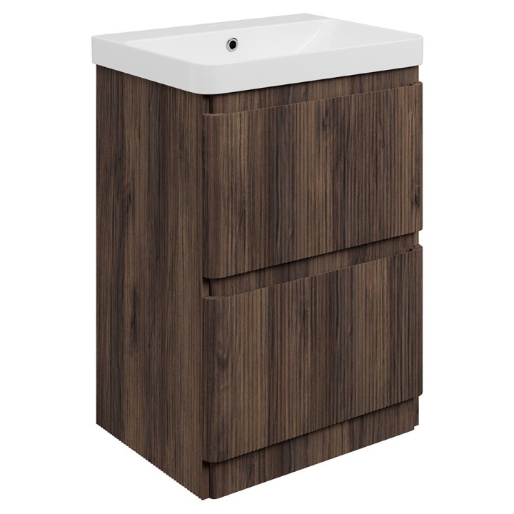 Hades 605mm (W) Floorstanding 2 Drawer Basin Unit