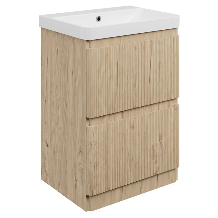 Hades 605mm (W) Floorstanding 2 Drawer Basin Unit