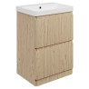 Hades 605mm (W) Floorstanding 2 Drawer Basin Unit