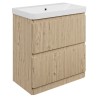Hades 805mm (W) Floorstanding 2 Drawer Basin Unit