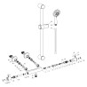 Murcia Low Pressure Thermostatic Bar Mixer Shower - Chrome