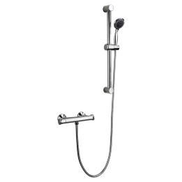 Murcia Low Pressure Thermostatic Bar Mixer Shower - Chrome