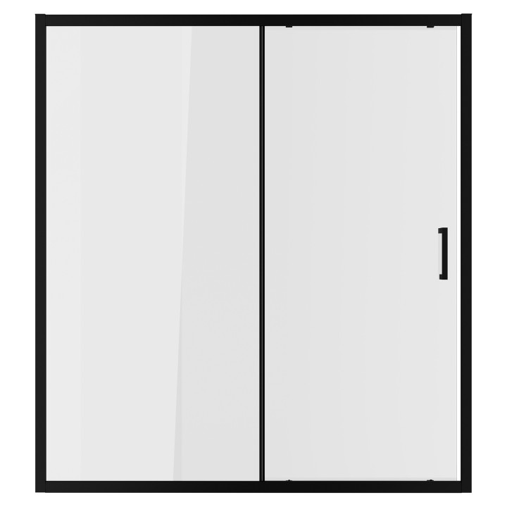 Elin Framed Black Sliding Shower Door 1000mm to 1700mm (w) - 7 Sizes