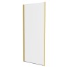 700mm to 900mm (w) Elin Brushed Brass 6mm Side Panels for Shower Enclosures - 4 Sizes