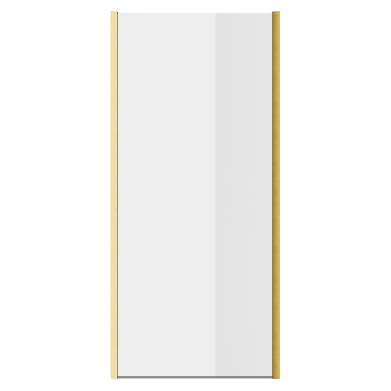 700mm to 900mm (w) Elin Brushed Brass 6mm Side Panels for Shower Enclosures - 4 Sizes