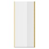 700mm to 900mm (w) Elin Brushed Brass 6mm Side Panels for Shower Enclosures - 4 Sizes