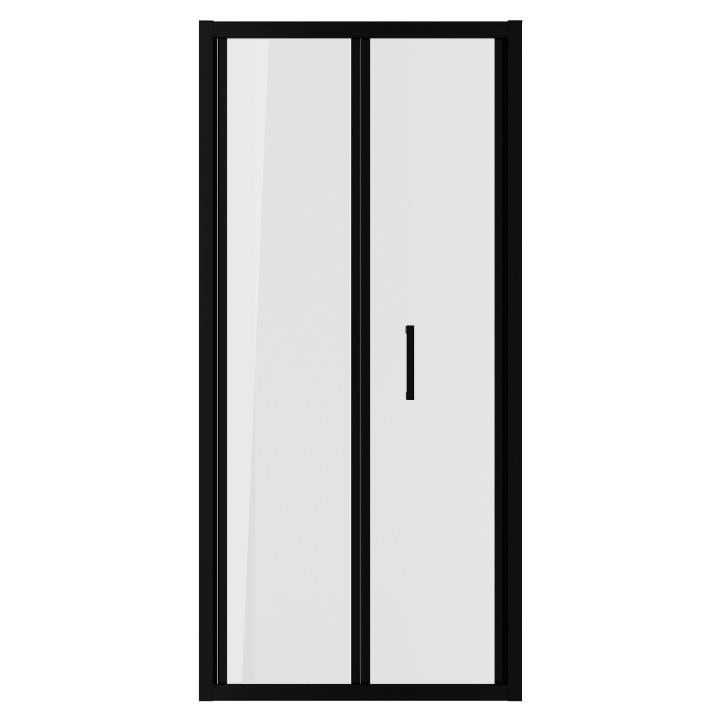 Elin Matt Black Framed Bi-fold Shower Doors 760mm to 900mm (w) - 3 Sizes