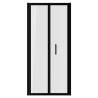 Elin Matt Black Framed Bi-fold Shower Doors 760mm to 900mm (w) - 3 Sizes