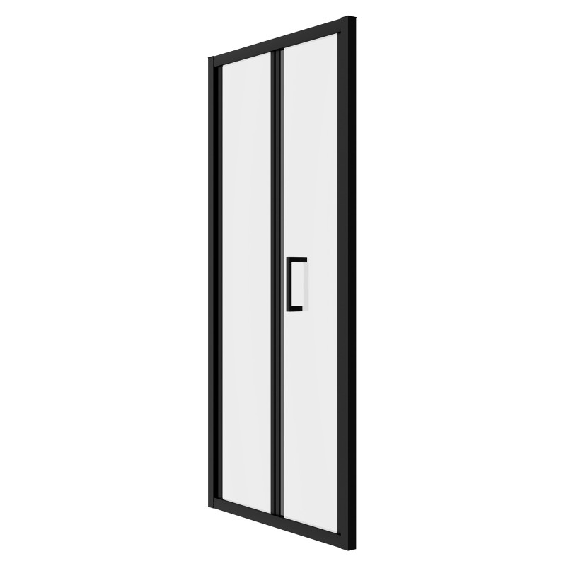 Elin Matt Black Framed Bi-fold Shower Doors 760mm to 900mm (w) - 3 Sizes