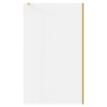 Lowri Brushed Brass 8mm Fluted Wetroom Panels & Support Bars - 4 Sizes
