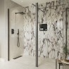 Lowri Gunmetal 8mm Wetroom Panels & Support Bar - 9 Sizes