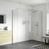 Lowri Chrome 8mm Wetroom Panels & Support Bar - 9 Sizes