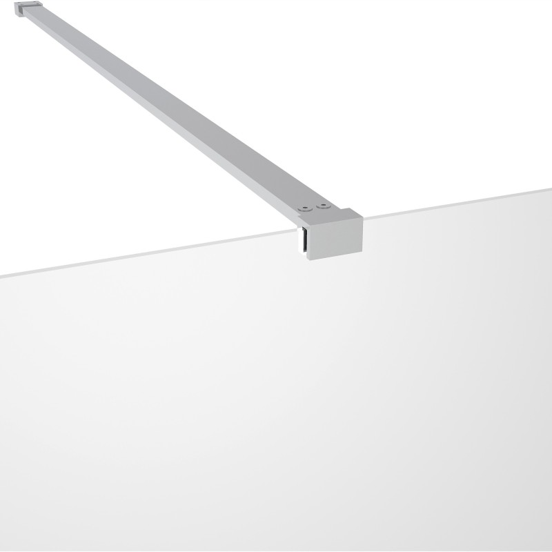Lowri Chrome 8mm Wetroom Panels & Support Bar - 9 Sizes