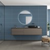 Fibo Contemporary Tile Effect - Dusty Blue