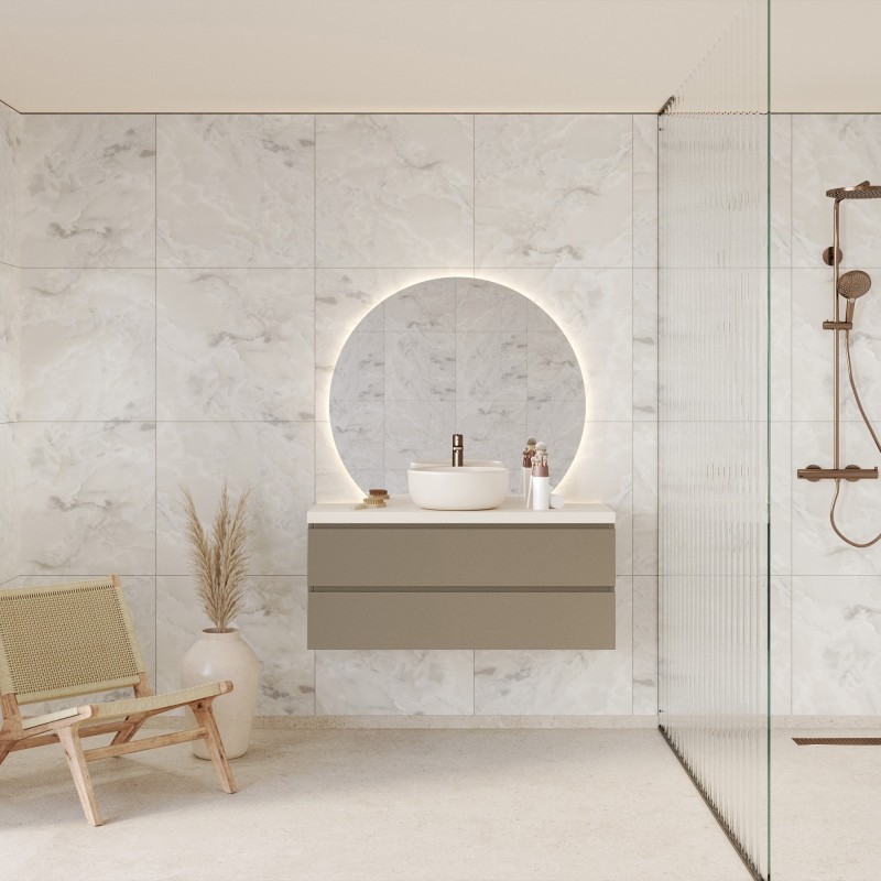 Arctic Onyx Tile Effect - Fibo