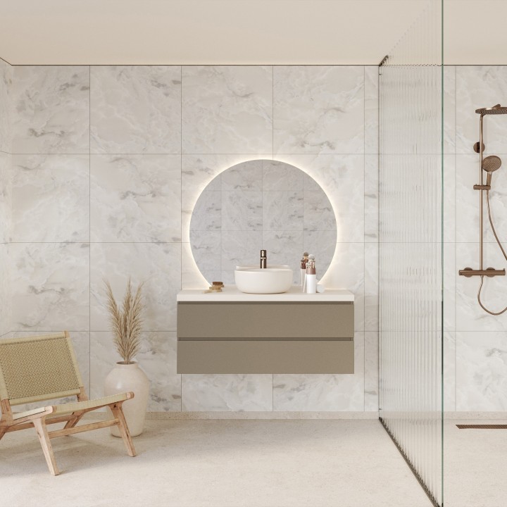Arctic Onyx Tile Effect - Fibo