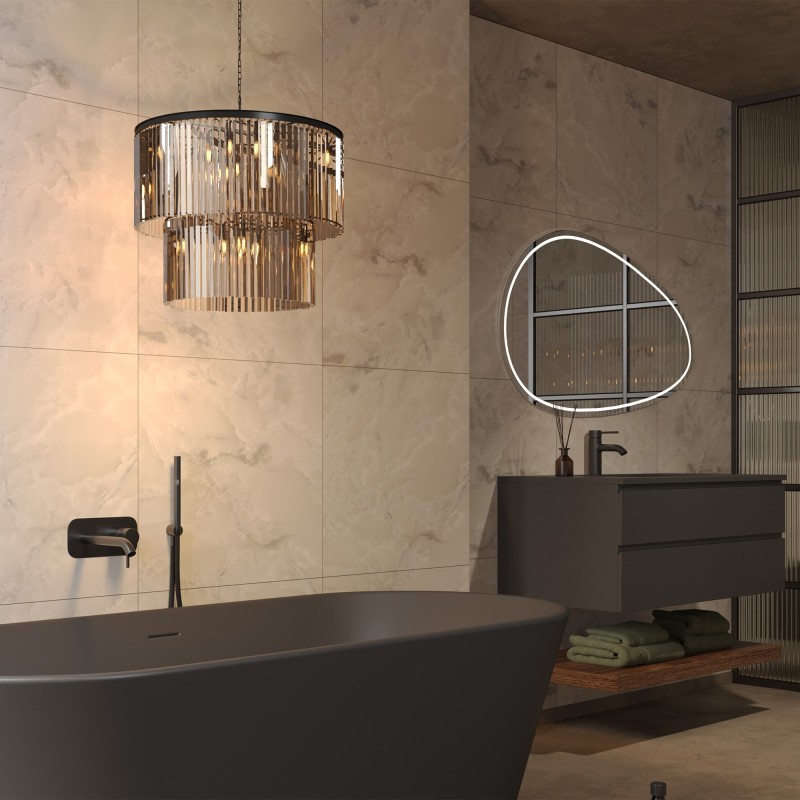 Arctic Onyx Tile Effect - Fibo