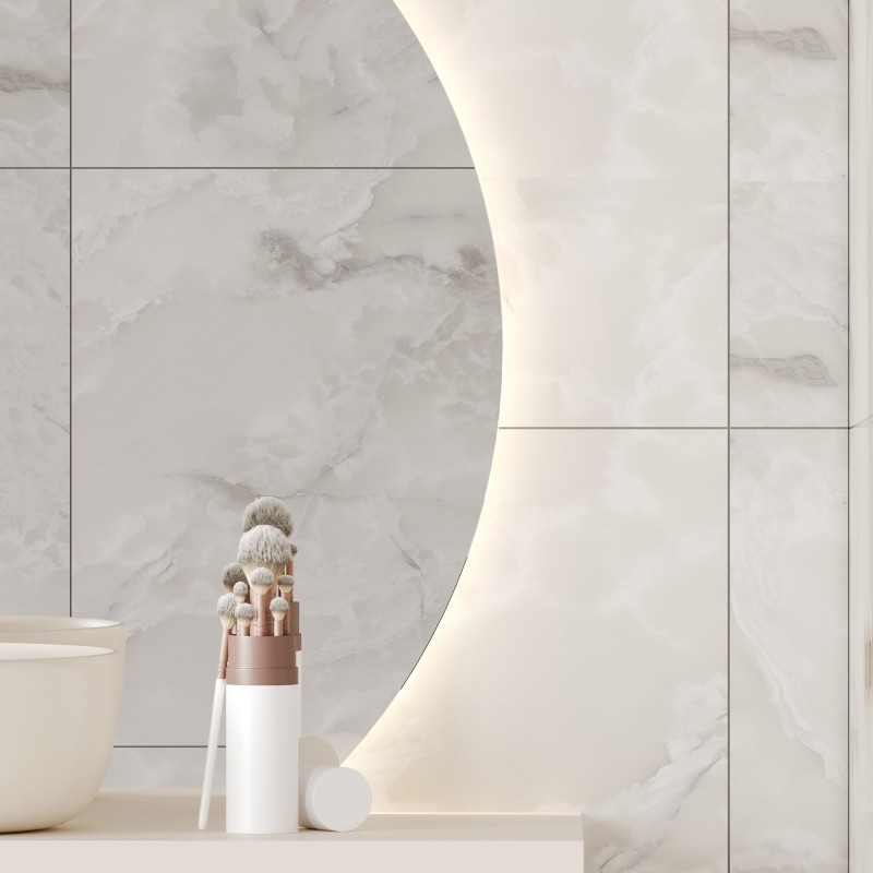 Arctic Onyx Tile Effect - Fibo - Closeup