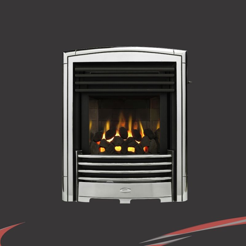 Valor Seattle Steel Slimline Inset Homeflame Gas Fire 6290