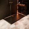 40mm Low Profile Shower Trays Includes Waste - Black - Insitu