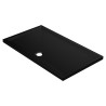 40mm Black Rectangular Trays Includes Black Waste - 1000mm to 1700mm (W) - Mid Edge Waste Location (4 Sizes)