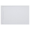 White 30mm Slate Effect Rectangular Shower Trays - Includes Built in Linear Waste - 1000mm to 1700mm (W) - 5 Sizes