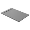 Grey 30mm Slate Effect Rectangular Shower Trays - Includes Built in Linear Waste - 1000mm to 1700mm (W) - 5 Sizes