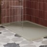 30mm Slate Effect Shower Trays Includes Waste - Latte - Insitu