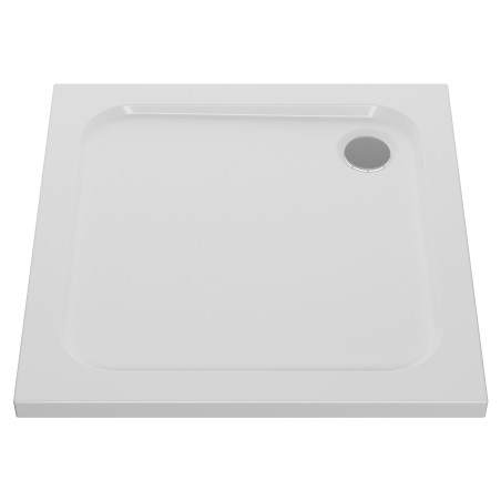 45mm Low Profile Rectangular Trays Includes Chrome Waste - 760mm to 1500mm (W) - Corner Waste Location (18 Sizes)