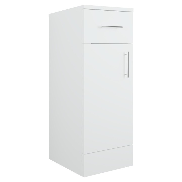 Kanazawa 300mm (w) 1 Drawer  1 Door Base Unit - White Gloss