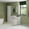 Kanazawa 300mm (w) 1 Drawer  1 Door Base Unit - White Gloss - Insitu