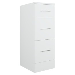 Kanazawa 300mm (w) 3 Drawer Base Unit - White Gloss