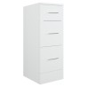 Kanazawa 300mm (w) 3 Drawer Base Unit - White Gloss