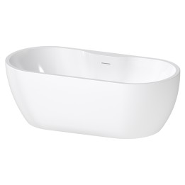 Freestanding Double Ended Luxury Bath & Integrated Waste - 1655mm(l) x 745mm(w) x 580mm(h)