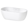 Freestanding Double Ended Luxury Bath & Integrated Waste - 1655mm(l) x 745mm(w) x 580mm(h)