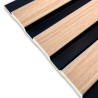 Beech - Waterproof Slat Wall Panels - 300mm (w) x 2600mm (h) - Close Up