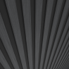 Charcoal - Waterproof PVC Slatted Decorative Interior Wall Panels - 300mm (w) x 2600mm (h)